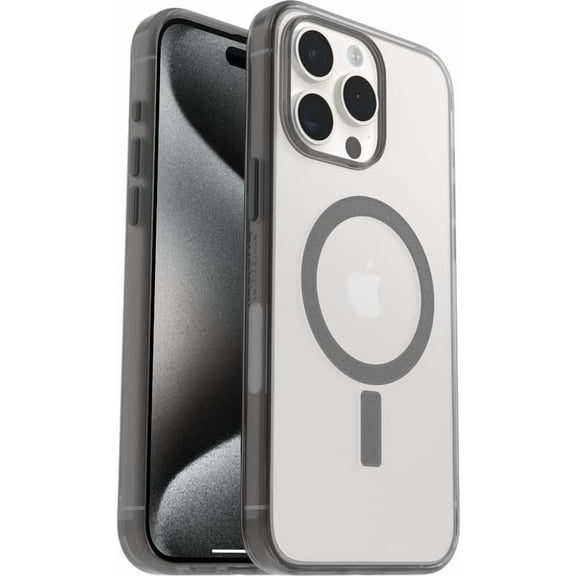 OtterBox - Clear iPhone 15 Pro Max Case - Made for Apple MagSafe, Scratch-Resistant Protective Phone Case, Sleek & Pocket-Friendly Profile (Narwhal)