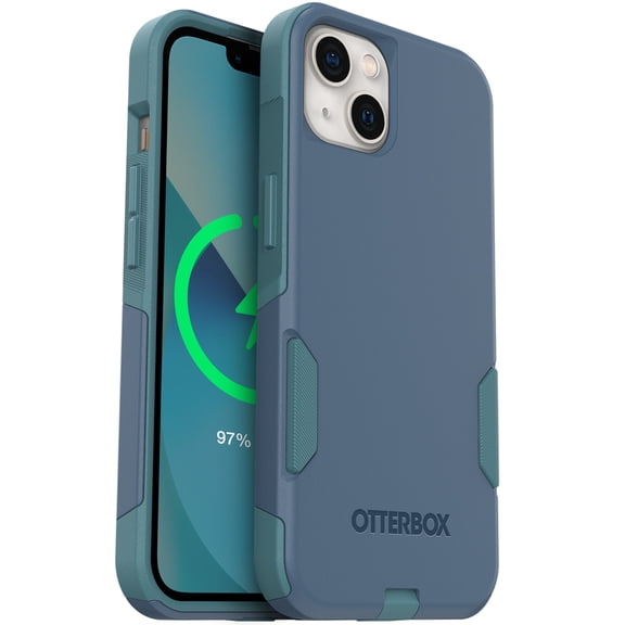 OtterBox Commuter Case for iPhone 13 – Blue/Teal – Slim, Shockproof, Dual Layer Drop Protection