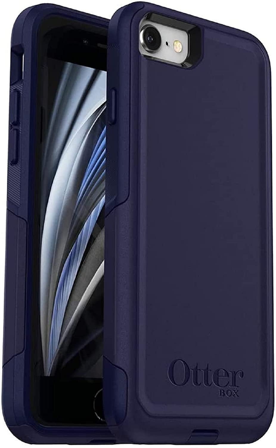 OtterBox Commuter Series Bumper Cell Phone Case for iPhone SE 3rd/2nd Gen, iPhone 8/7, Indigo Way