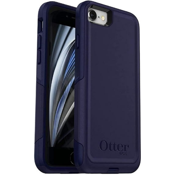 OtterBox Commuter Series Bumper Cell Phone Case for iPhone SE 3rd/2nd Gen, iPhone 8/7, Indigo Way