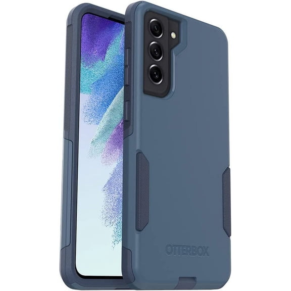 OtterBox Commuter Series Case for Samsung Galaxy S21 FE 5G Only - Non-Retail Packaging - Rock Skip Way Blue
