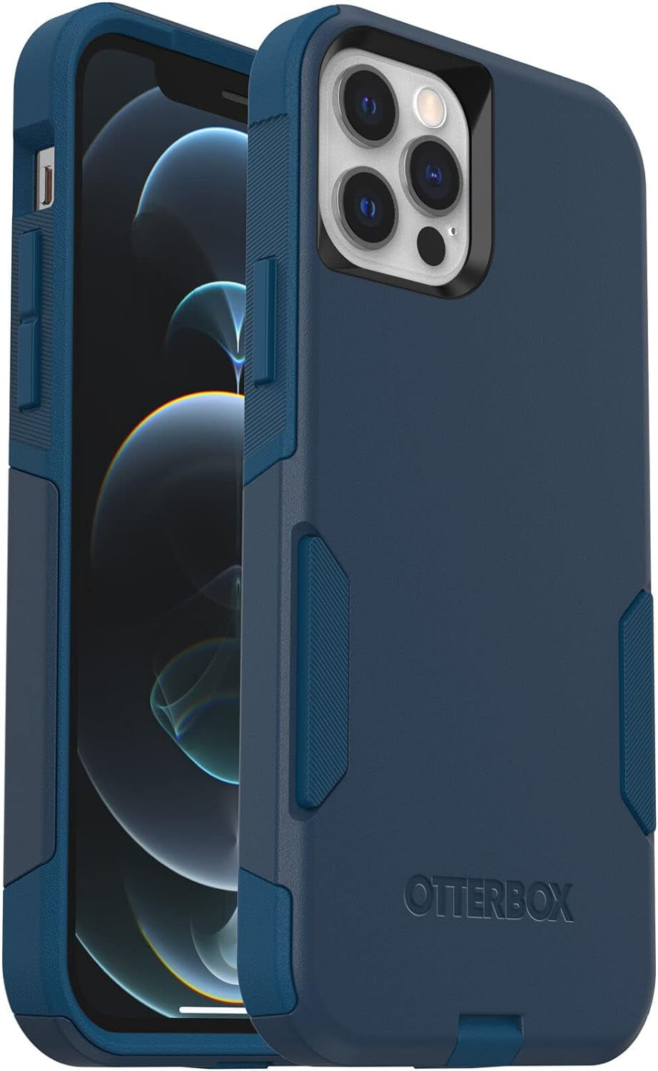 OtterBox Commuter Series Case for iPhone 12 & iPhone 12 Pro, Bespoke Way Blue