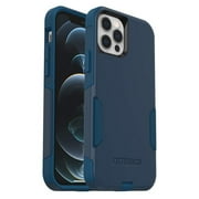 OtterBox iPhone 12 & iPhone 12 Pro Commuter Series Case - Bespoke Way (Blazer Blue/Stormy SEAS Blue), Slim & Tough, Pocket-Friendly, with Port Protection