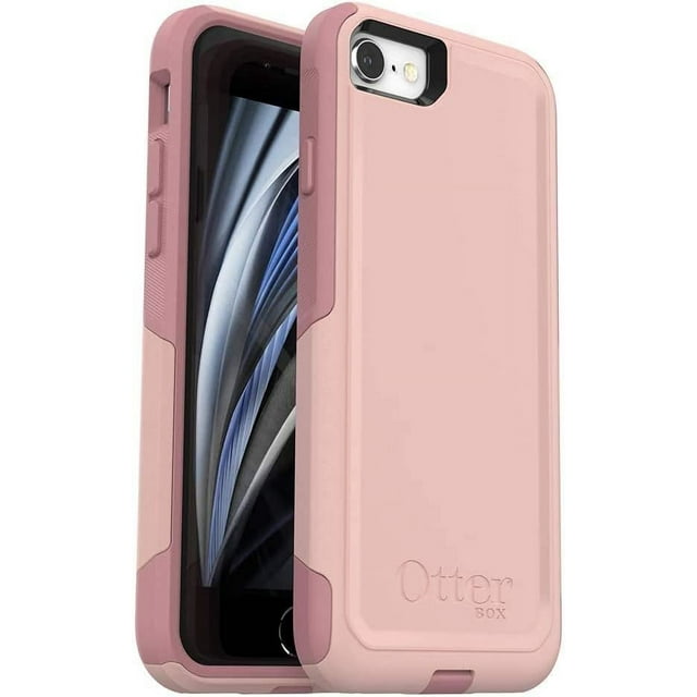 OtterBox Commuter Series Case for iPhone SE 3rd & 2nd gen & iPhone 8/7 Only - Non-Retail Packaging - Ballet Way (Pink)