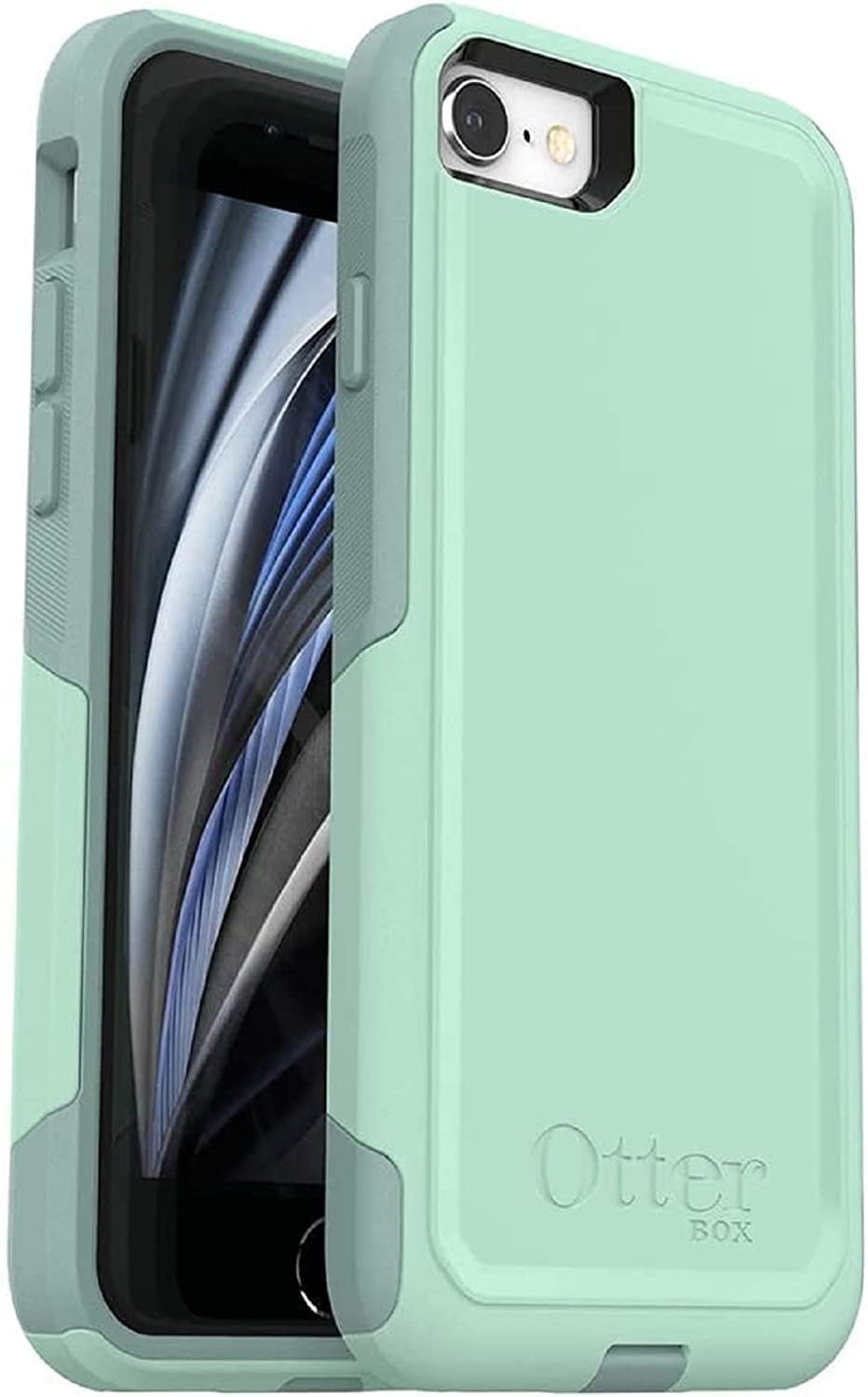 OtterBox Commuter Series Case for iPhone SE 3rd and 2nd gen and iPhone 8/7 Only - Non-Retail Packaging - Ocean Way Aqua Sail/Aquifer