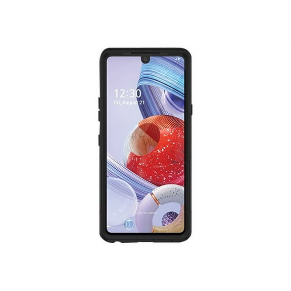 OtterBox Commuter Series Lite - Back cover for cell phone - polycarbonate, synthetic rubber - black - for LG Stylo 6