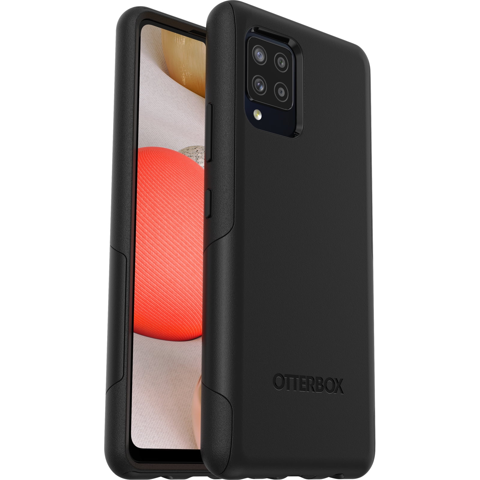 OtterBox Sleek Case Für Samsung Galaxy A42 5G – Transparent-rote, Sturzsichere Hülle, Kabellos Ladefähig
