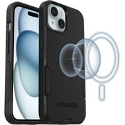 OtterBox iPhone 16e, iPhone 15, iPhone 14, and iPhone 13 Commuter Series Case - MagSafe Edition - Black, Slim & Tough, Pocket-Friendly, with Port Protection
