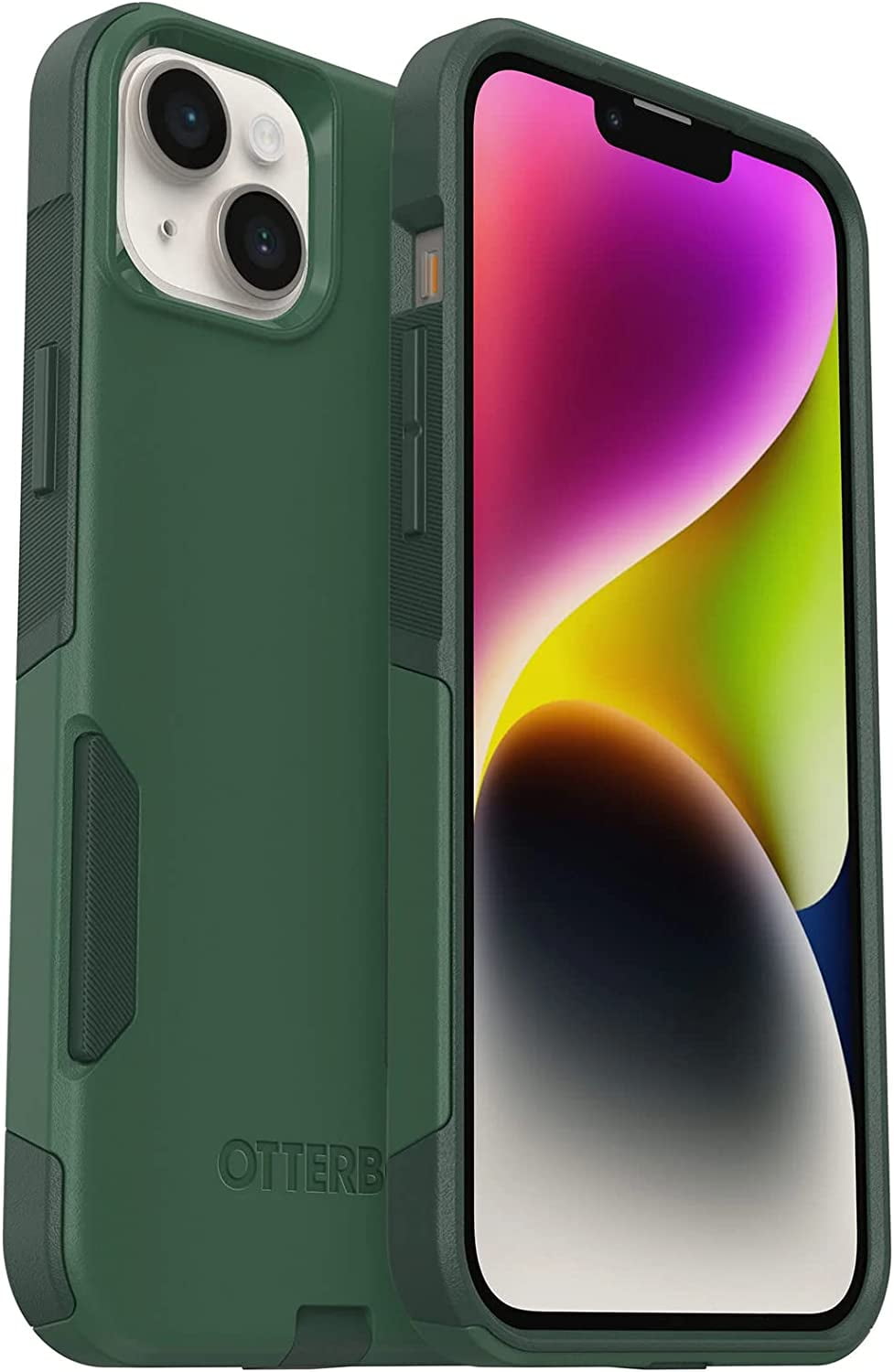 OtterBox Commuter Slim Case Compatible with iPhone 14 Plus Dual-Layer Defense, Trees Company