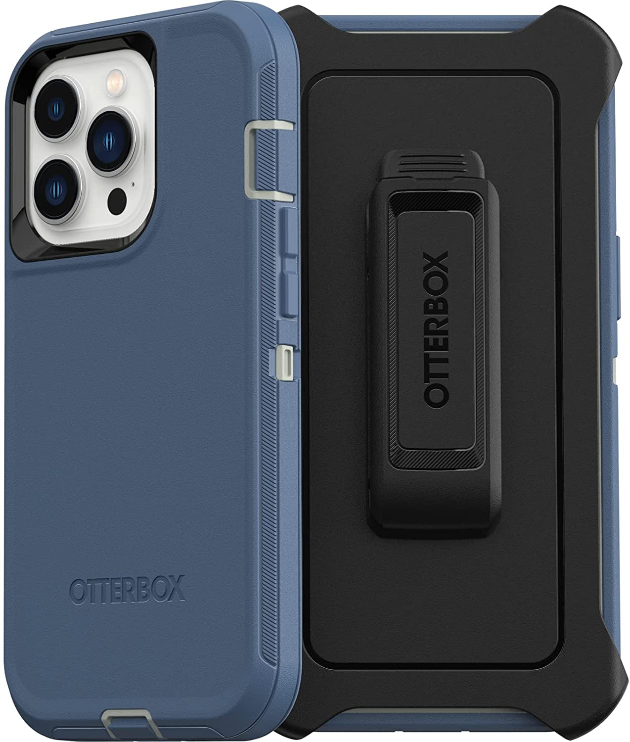 OtterBox DEFENDER SERIES Case & Holster for Apple iPhone 13 Pro - Fort Blue