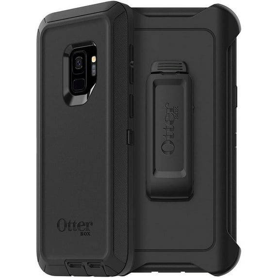 OtterBox DEFENDER SERIES Case for Samsung Galaxy S9 - Retail Packaging - BLACK