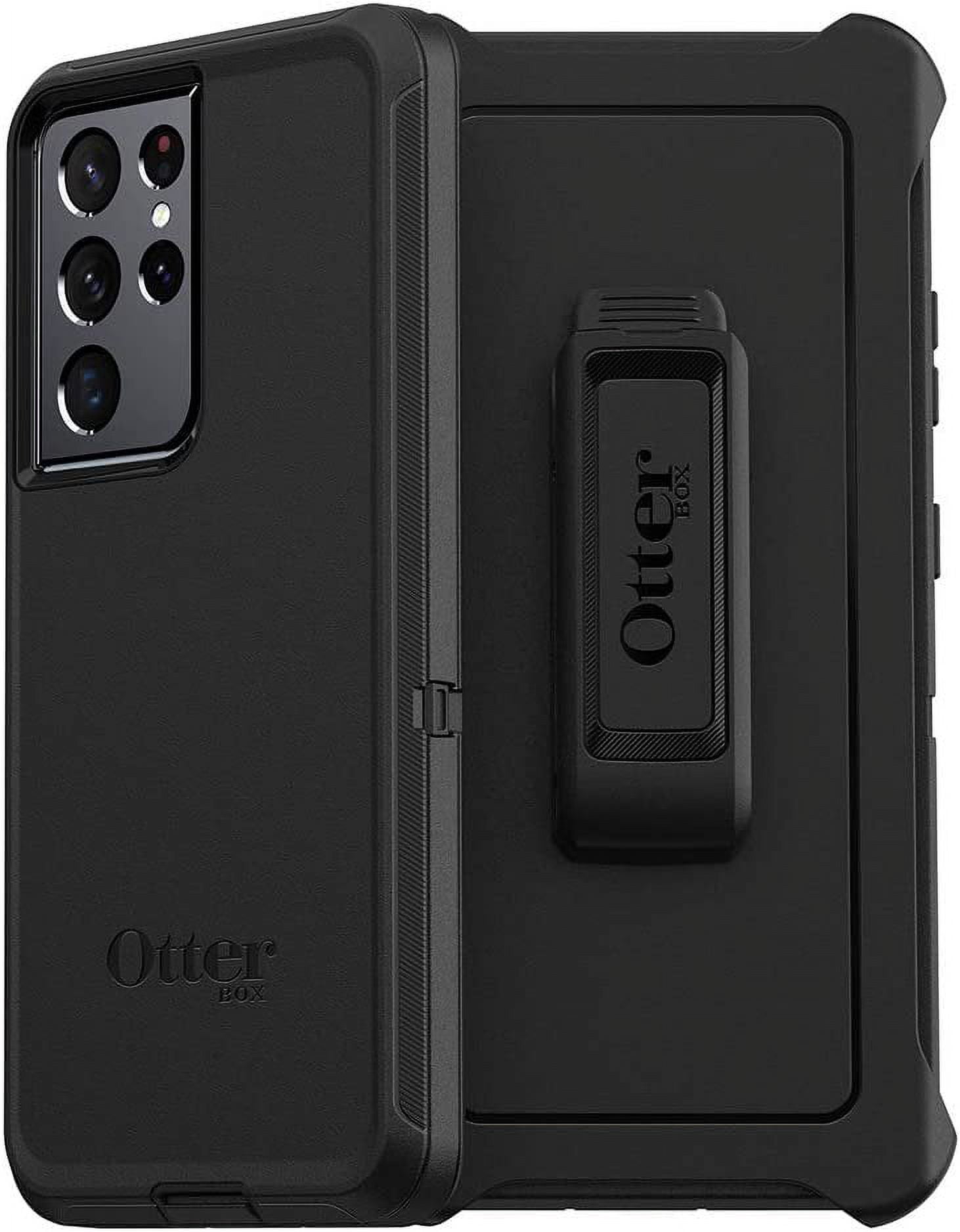 OtterBox DEFENDER SERIES SCREENLESS Case Case for Galaxy S21 Ultra 5G ONLY - DOES NOT FIT Non-Plus or Plus Sizes - BLACK