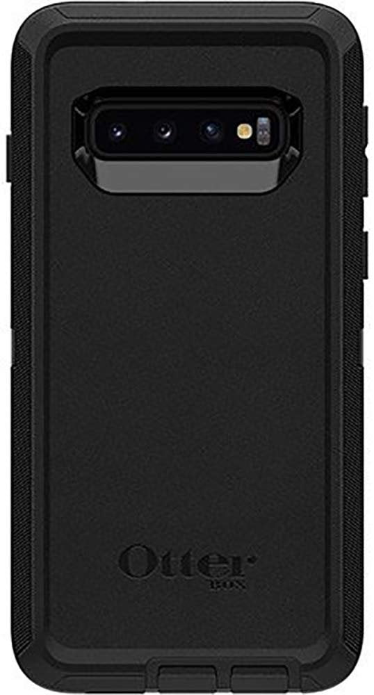 OtterBox Defender Bumper Cell Phone Case with Screen Protector for Samsung Galaxy S10, Black