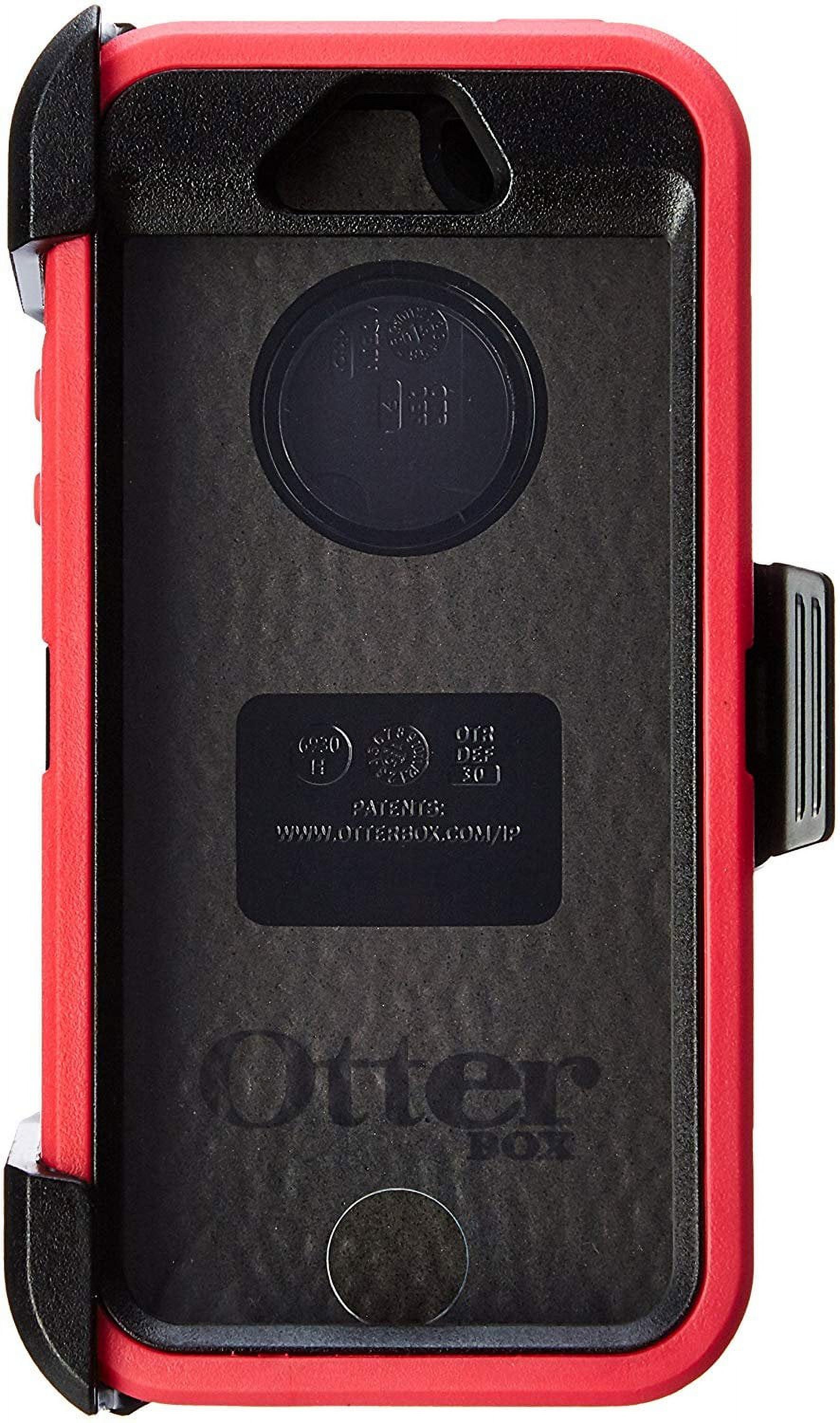 OtterBox Defender Carrying Case (Holster) Apple iPhone 5, iPhone 5s Smartphone, Raspberry - image 1 of 2
