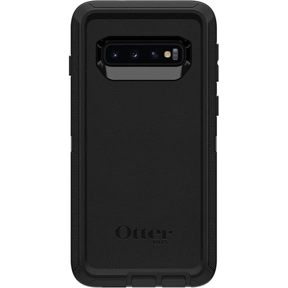 OtterBox Defender Holster Cell Phone Case for Samsung Galaxy S10, Black