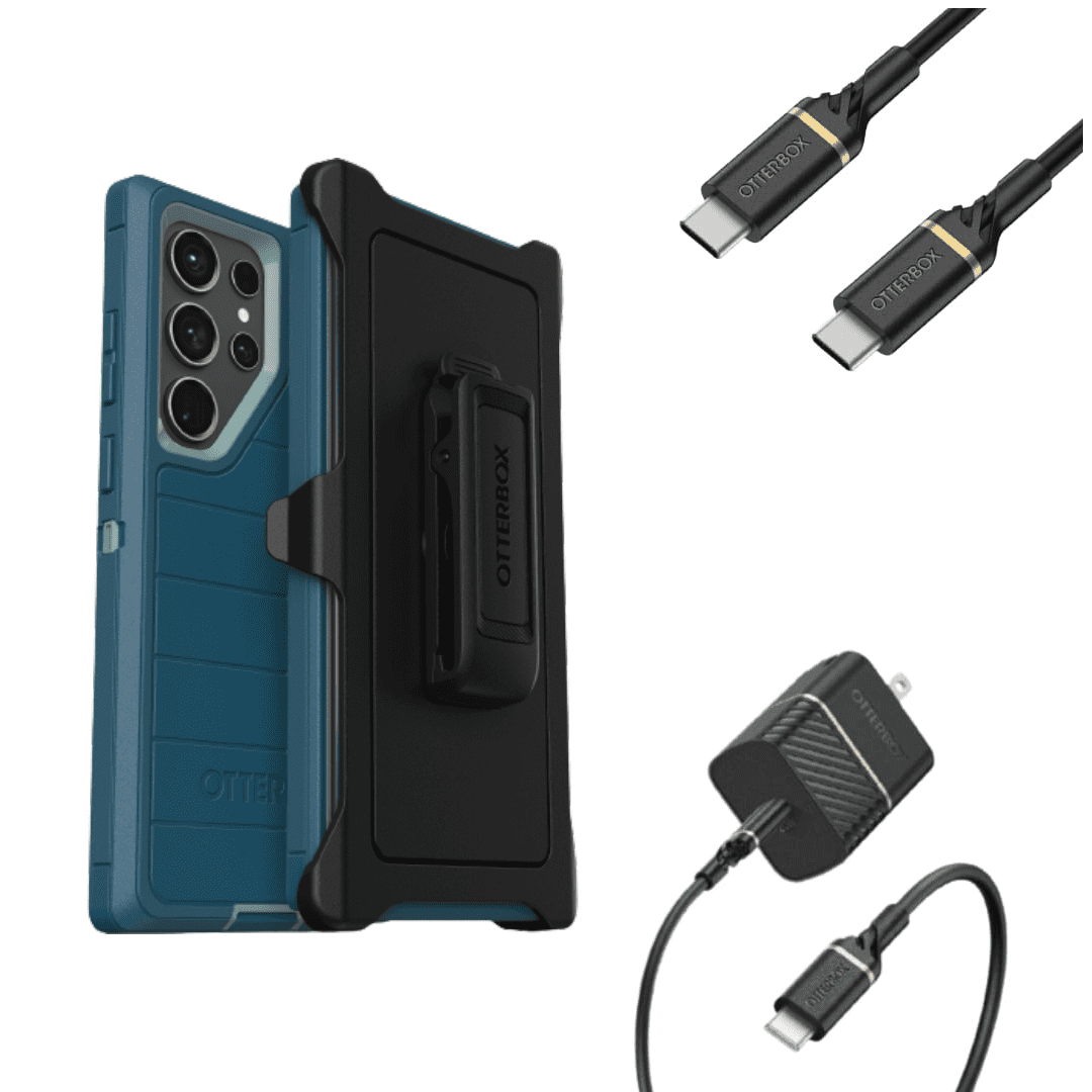 Samsung OtterBox Defender Pro Case & Holster for Galaxy S23 Ultra with
