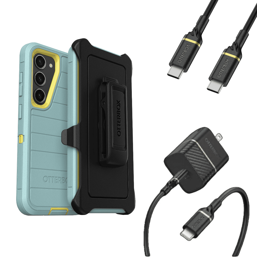 OtterBox Defender Pro Case & Holster for Galaxy S23 with CC 20W