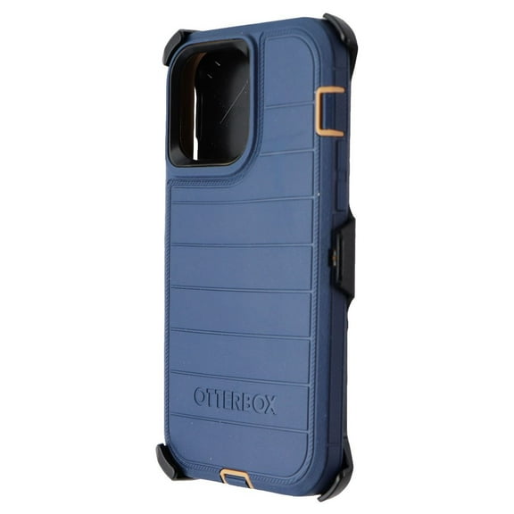 OtterBox Defender Pro Case and Holster for iPhone 14 Pro Max - Blue Suede Shoes