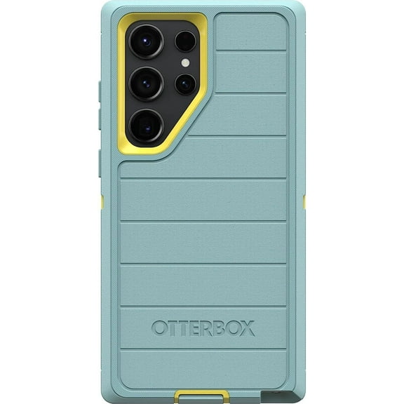 OtterBox Defender Pro Kickstand Rugged Cell Phone Case for Galaxy S23 Ultra, Multicolor