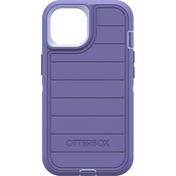 OtterBox Defender Pro Series Case and Holster for iPhone 15, iPhone 14 & iPhone 13 Purple Majesty