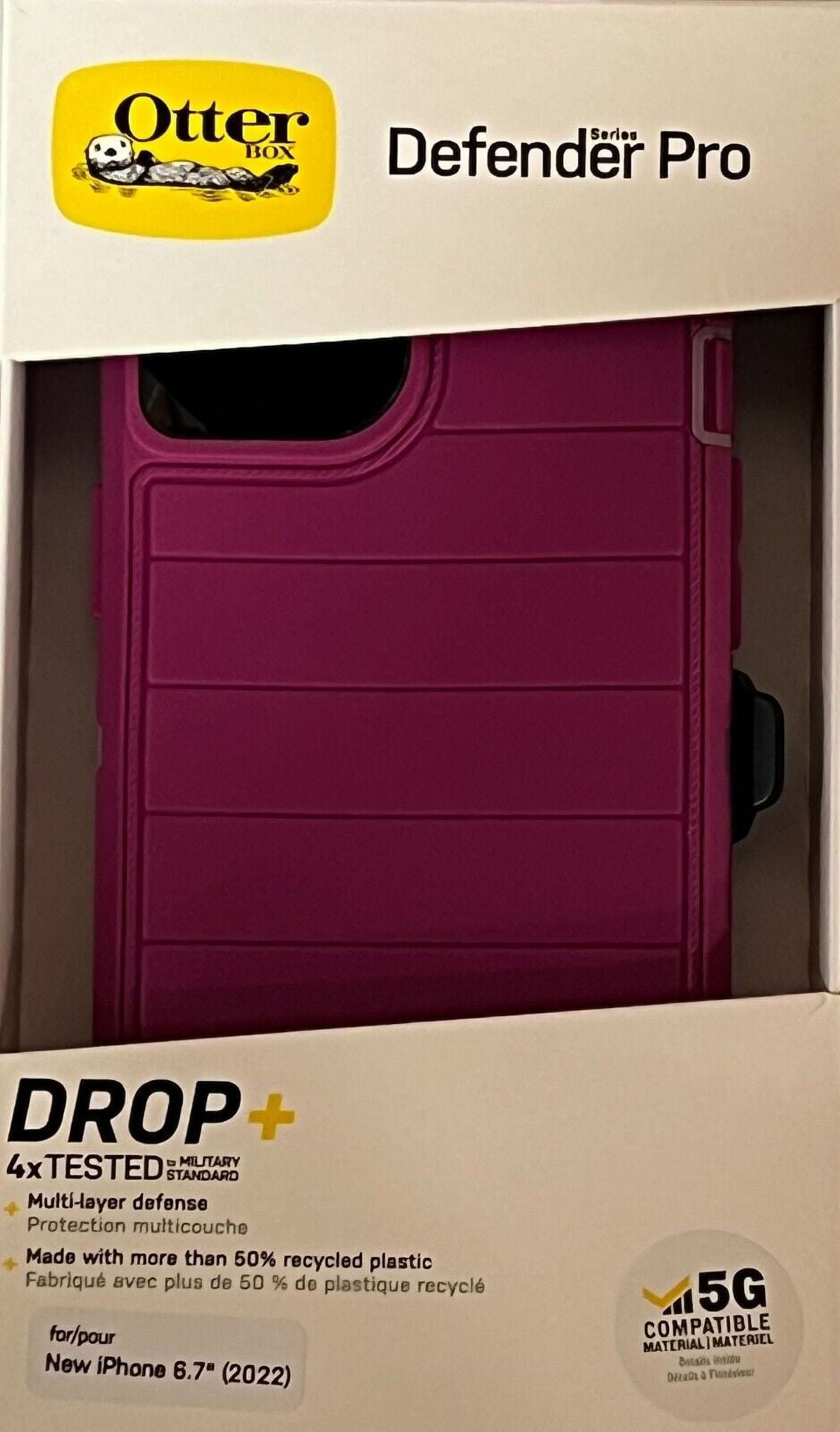 OtterBox Defender Pro Series Case and Holster - iPhone 14 Plus Morning Sky