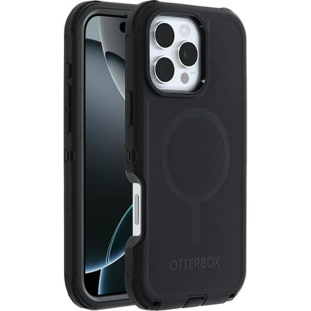 OtterBox - Defender Series Pro Hard Shell for MagSafe for Apple iPhone 16 Pro Max - Black