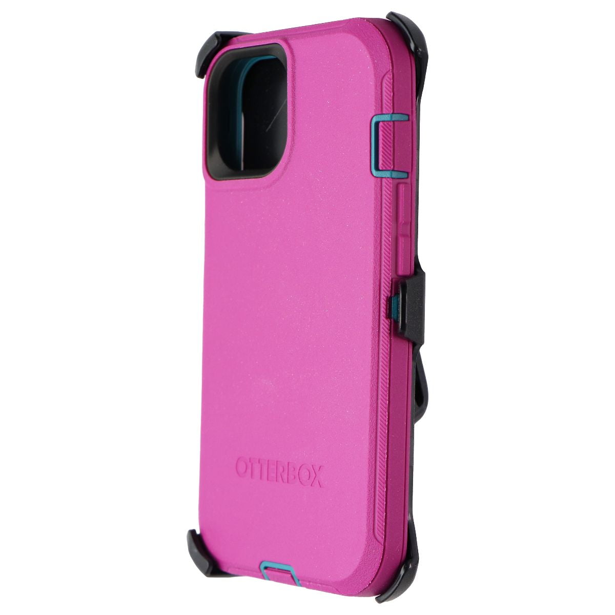 OtterBox Defender Rugged Carrying Case (Holster) Apple iPhone 14, iPhone 13 Smartphone, Canyon Sun (Pink)