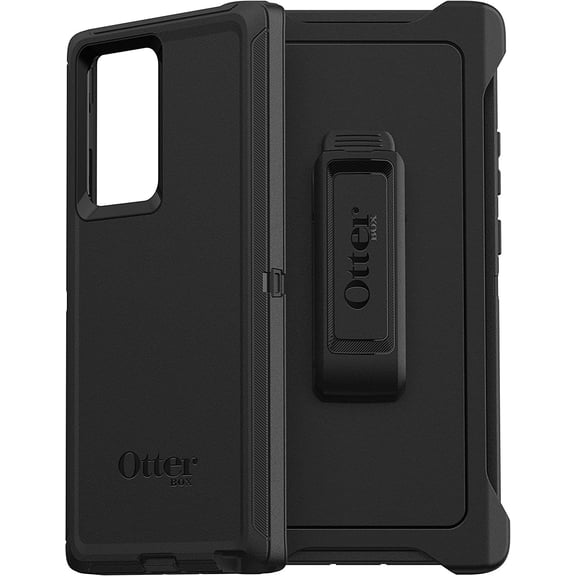 OtterBox Defender Rugged Carrying Case (Holster) Samsung Galaxy Note20 Ultra 5G Smartphone, Black