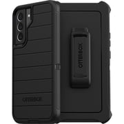 OtterBox Defender Rugged Case & Belt Clip/Stand for Samsung Galaxy S22 Plus, Black