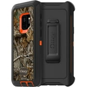 OtterBox Defender Series Case for Samsung Galaxy S9 Only - Holster Clip Included - Non-Retail Packaging - Rt Blaze Edge Blaze Orange/Black/Rt Edge Graphic