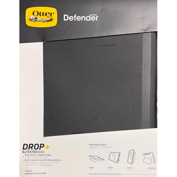 OtterBox Defender Series Case for Apple iPad Pro 13-inch (M4) (2024), Black