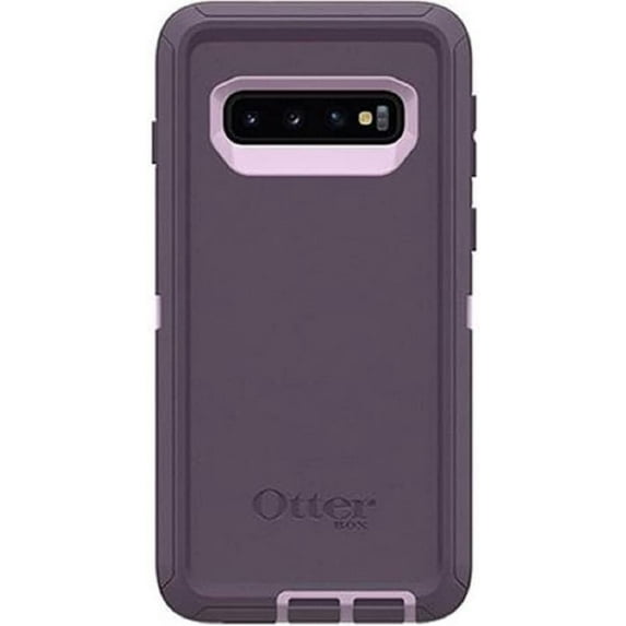 OtterBox Defender Series Case for Galaxy S10 (Only) - Case Only - Non-Retail Packaging - Purple Nebula (Winsome Orchid/Night Purple)