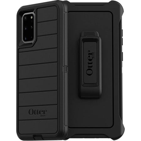 OtterBox Defender Series Case for Samsung Galaxy S20+ 5G Only - Holster Clip Included - Microbial Defense Protection - Retail Packaging - Black