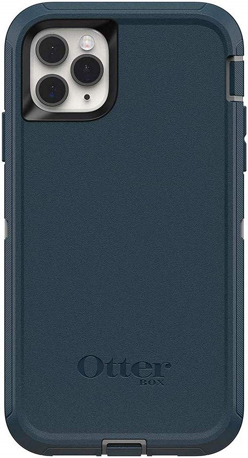 OtterBox Defender Series Case for iPhone 11 Pro Max (Only) - Case Only - Gone Fishin (Wet Weather/Majolica Blue)