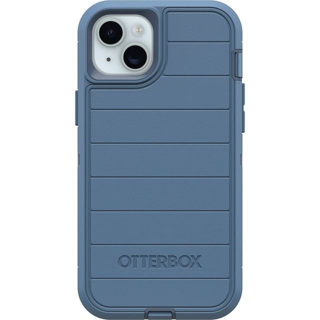 OtterBox Defender Series Kickstand Rugged Cell Phone Case with Holster for Apple iPhone 15 14 Plus