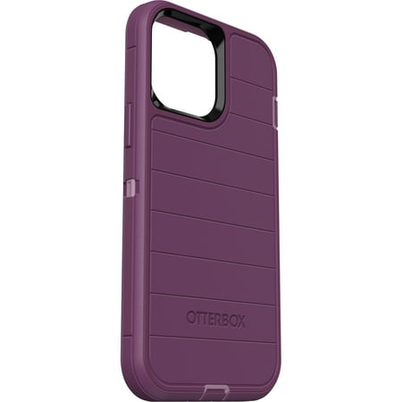 OtterBox - Defender Series Pro Hard Shell for Apple iPhone 13 Pro Max and iPhone 12 Pro Max - Happy Purple