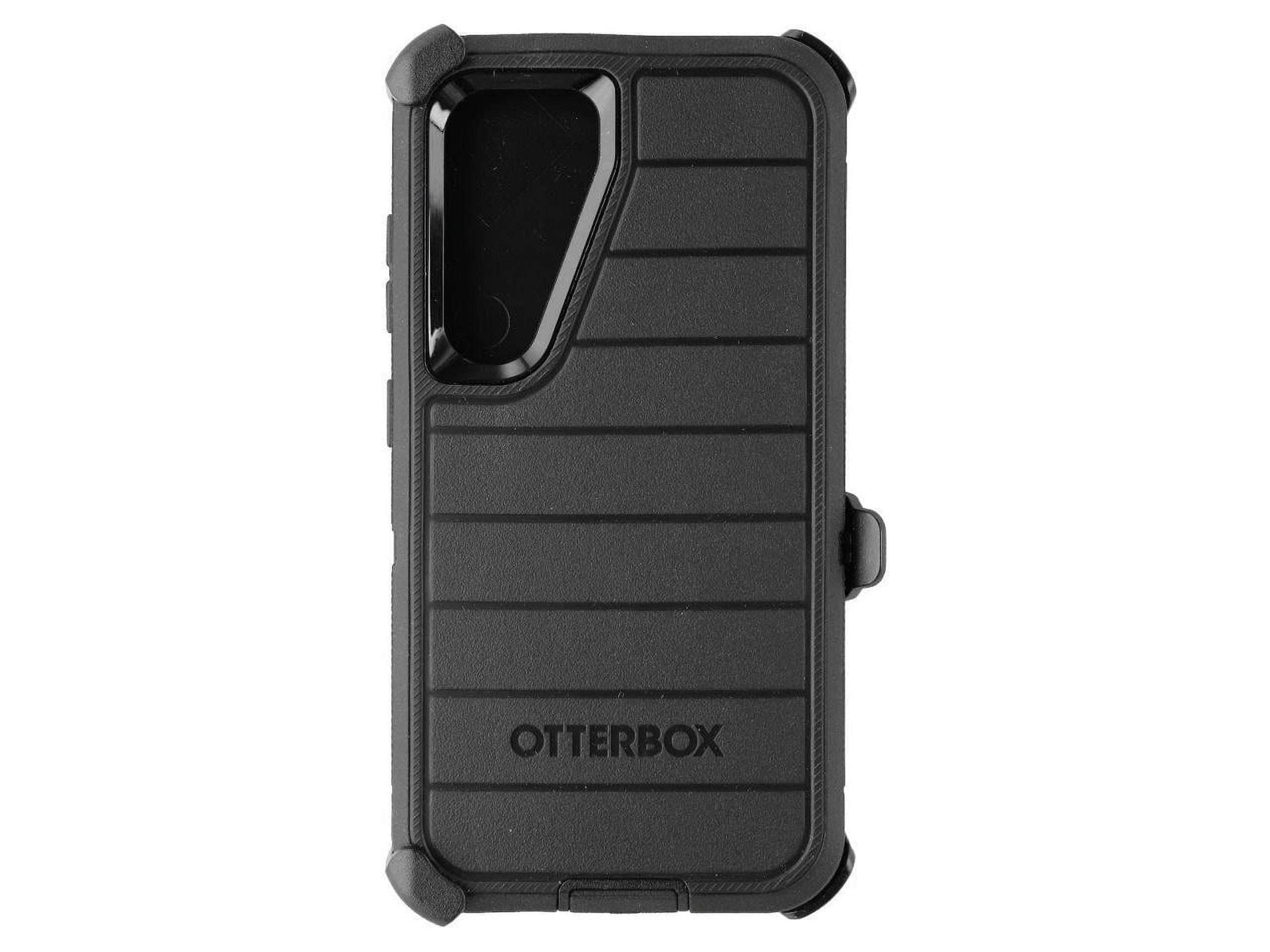 OtterBox Defender Series Pro Rugged Carrying Case Holster Samsung Galaxy S23 Smartphone Black Drop Resistant Dirt Resistant Scrape Resistant Bump Resistant Wear Resistant Tear Resistant Walmart
