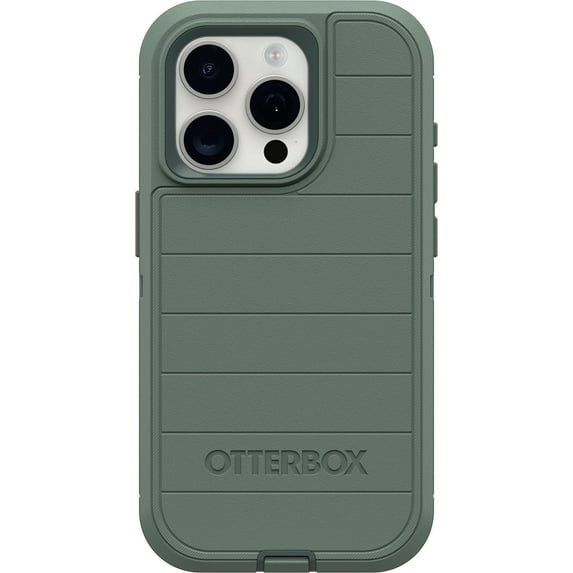 OtterBox Defender Series Pro Rugged Cell Phone Case for Apple iPhone 15 Pro, Forest Ranger