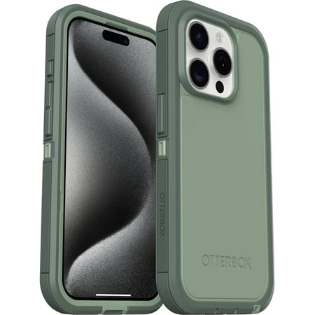 OtterBox - Defender Pro XT MagSafe Case for Apple iPhone 15 Pro - Emerald Isle