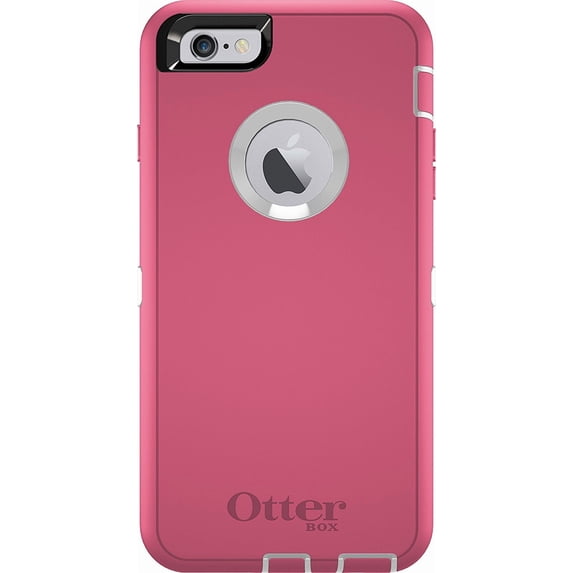Otterbox Defender Series iPhone 6 Plus/6s Plus phone case White/Hibiscus Pink