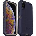 thumbnail image 1 of OtterBox Defender Series Rugged Case & Belt Clip Holster for iPhone Xs Max not iPhone X/Xs or XR - Non-Retail Packaging - Dark Lake - with Microbial Defense, 1 of 6