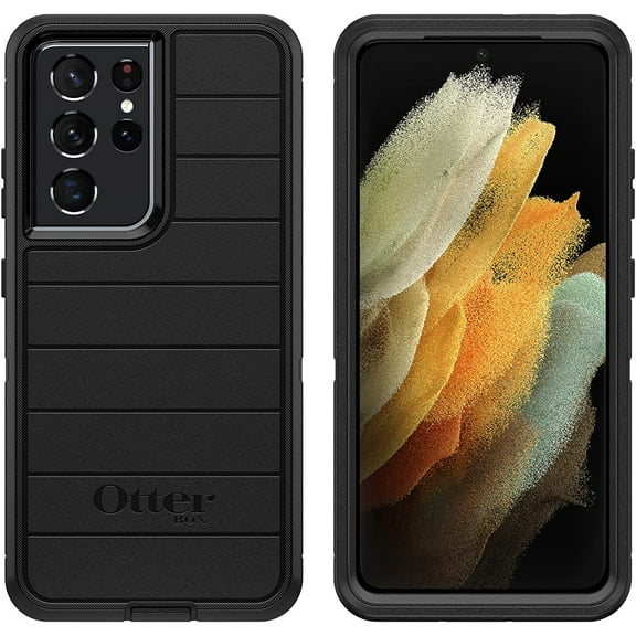 OtterBox Defender Series Rugged Case for Galaxy S21 Ultra 5G, Black