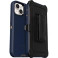 thumbnail image 1 of OtterBox Defender Series Rugged Cell Phone Case with Holster Clip Kickstand, Navy, 1 of 6