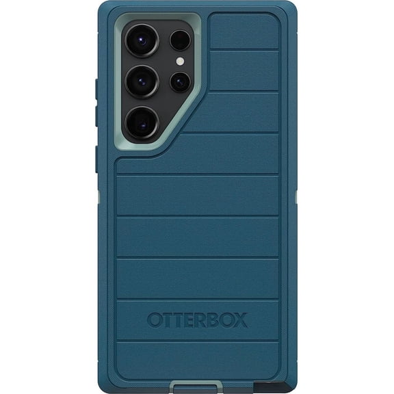 OtterBox Defender Series Rugged & Durable Case for Samsung Galaxy S23 Ultra, Manoeuvre Blue