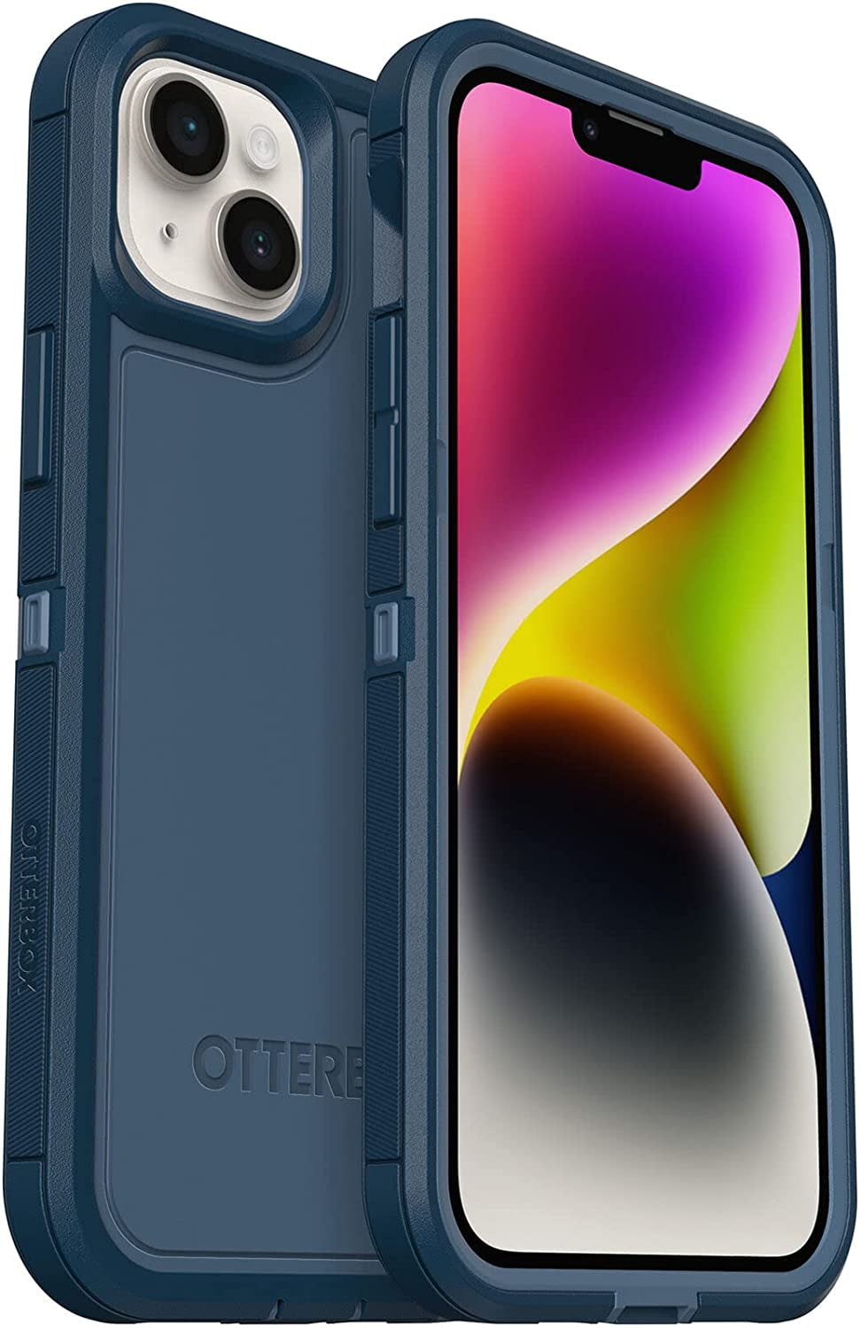 OtterBox Defender Series Screenless Case with Magsafe for iPhone 14 Plus, Open Ocean