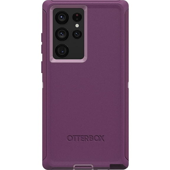 OtterBox Defender Series Screenless Edition Case for Galaxy S22 Ultra Only - Case Only - Non-Retail Packaging - Happy Purple