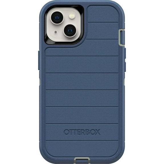 OtterBox Defender Series Screenless Edition Case for iPhone 13 Only - Case Only - Microbial Defense Protection - Non-Retail Packaging - Fort Blue