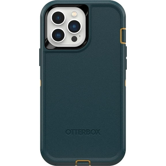 OtterBox Defender Series Screenless Edition Case for iPhone 13 Pro Max & iPhone 12 Pro Max Only - Case Only - Non-Retail Packaging - Hunter Green