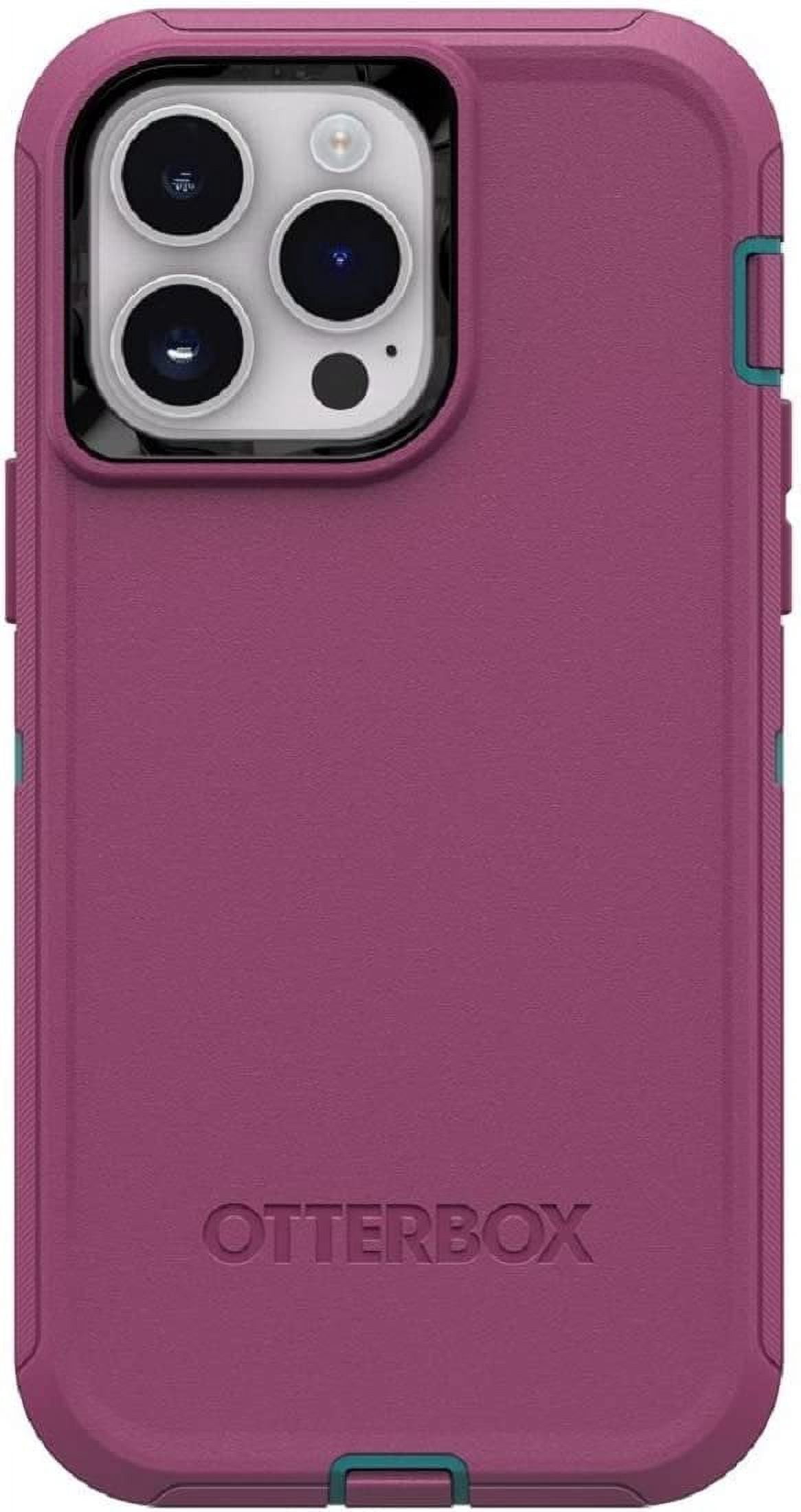 OtterBox Defender Series Screenless Edition Case for iPhone 14 Pro Max Only - Case Only - Non-Retail Packaging - Canyon Sun Pink