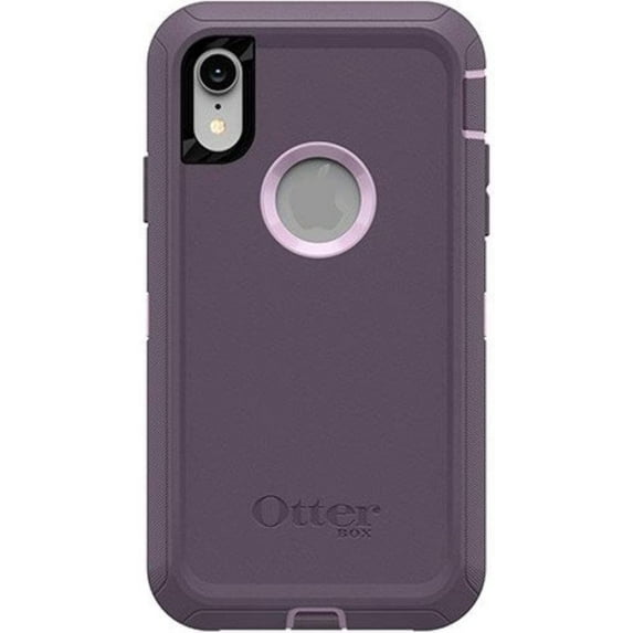 OtterBox Defender Series Screenless Edition Case for iPhone XR Only - Case Only - Non-Retail Packaging - Purple Nebula Winsome Orchid/Night Purple